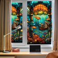 thumbnail image 4 of Twinkseal Easy to Install Window Film Colorful Vintage Glass Window Decal Sticker for Kitchen Bedroom Room Easy to Install Removable Home Decor Window Sticker, 4 of 8