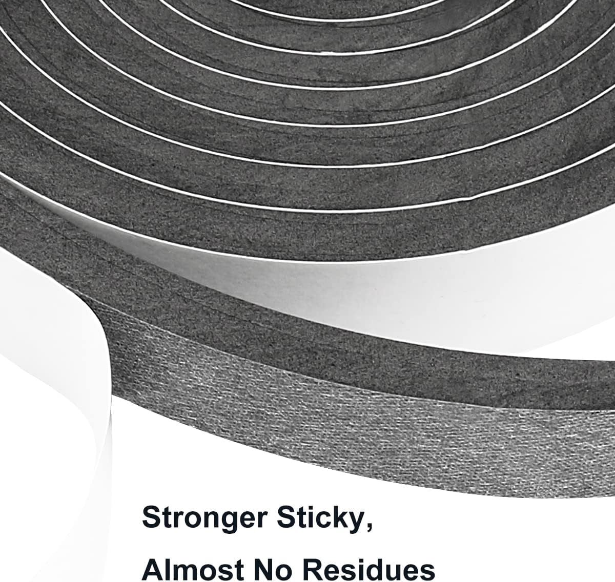 FRKSMD-2 Rolls Weather Stripping Door Seal, 3/4'' W x 3/8'' T Foam Tape Close Cell, Single Sided Weather Strip for Door or Window, (Total 16.5 Feet Long)\u2026