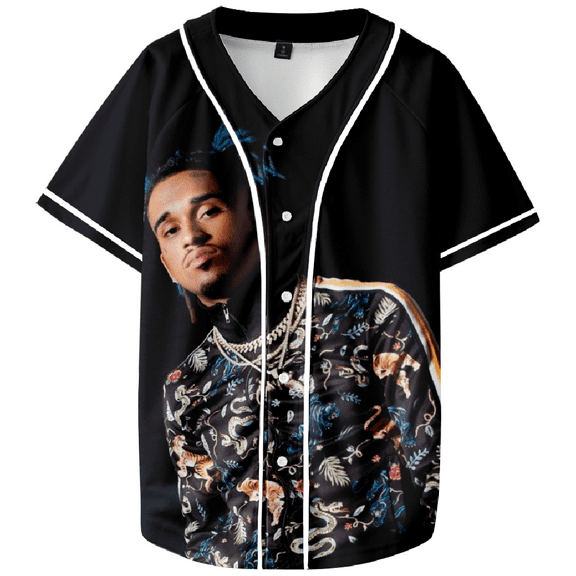 Bryant Myers 3D Baseball Uniform Harajuku Streetwear Women Man Unisex Fashion Rapper Short Casual