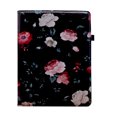 thumbnail image 3 of JYtrend Smart Case for iPad 5th / 6th Generation with Pencil Holder, Rotating Stand Magnetic Auto Wake Up/Sleep Cover for 2017 / 2018 iPad 9.7 Model A1893 A1954 A1822 A1823 (Black Flower), 3 of 8