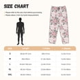 thumbnail image 3 of KLL Womens Rose Flowers Print Pajama Pants Soft Pajama Bottoms for Women Cozy Lounge Pants, 3 of 5