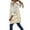 Beige, variant on IROINNID Puffer Vest for Women Winter Warm Zip Up Vest Sleeveless Long Hooded Outerwear Puffer with Pockets,White