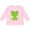 AD-Pink, variant on Inktastic Cute Frog, Green Frog, Frog Princess, Crown Girls Long Sleeve Toddler T-Shirt