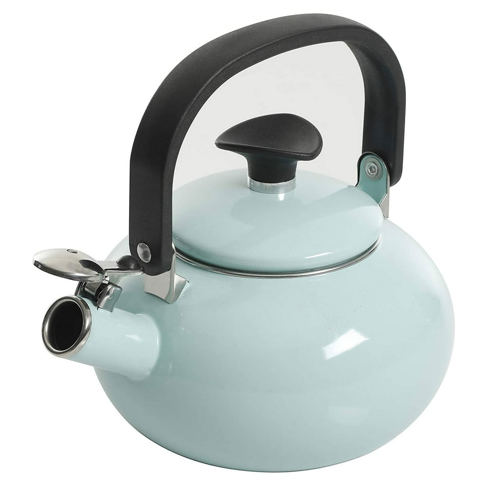 Kenmore 1.5 Qt Broadway Steel Whistling Stove Top Tea Pot Kettle