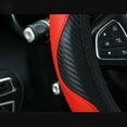 thumbnail image 6 of Luxtrada Universal Microfiber Leather Car SUV Steering Wheel Cover 15" Car Steering Wheel For Honda Jeep, 6 of 6