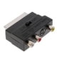 thumbnail image 1 of To 3 Convertidor de Adaptador RCA Compuesto + Interruptor De Entrada / Salida GOLD Sunnimix Adaptador RCA a Scart, 1 of 8