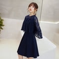 thumbnail image 1 of Vestido de dama de honor estilo coreano, corto, ajustado, para hermanas, para banquete, fiesta, graduación, pequeño, para dama de honor, 1 of 6