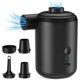 thumbnail image 1 of Bomba de aire, bomba de aire eléctrica de 3600 mAh para inflable, mini bomba de aire portátil de llenado rápido con 4 boquillas, inflador desinflador USB recargable pequeña bomba para colchón de aire, 1 of 5