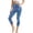 Multicolor plus size capri leggings with pockets a1, variant on Women's Plus Size High Waisted Capri Pants Butterfly Print Athletic Yoga Activewear Workout Capri Leggings with Pockets Casual Summer Beach Trousers, Multicolor S