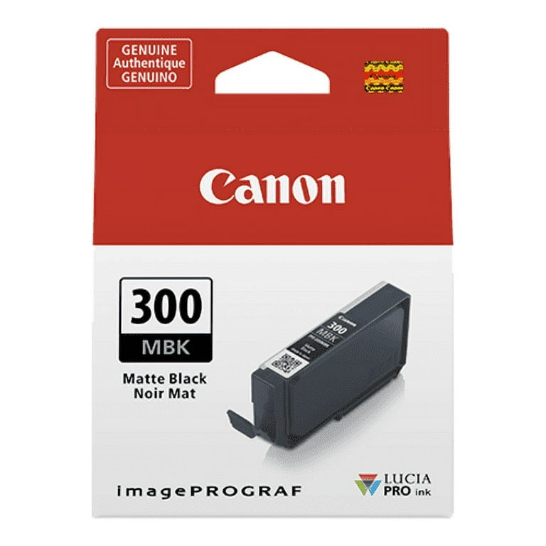 Canon LUCIA PRO PFI-300 MBK (Matte Black) Ink Tank - Walmart.com
