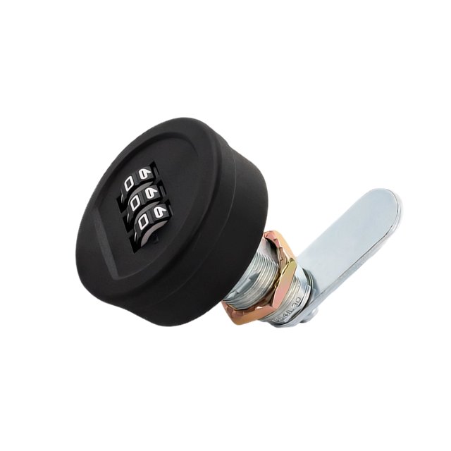Cerradura de cajón Riwesomey de metal 20mm negro