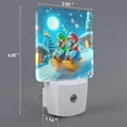 thumbnail image 2 of Saiise Mario Print LED Night Light for Bathroom,Hallway,Bedroom,Kids Room,Stairway-US, 2 of 7