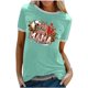 thumbnail image 1 of Elegante blusa de manga corta con cuello redondo y manga abullonada para mujer OAVQHLG3B Store  lin121212, 1 of 5