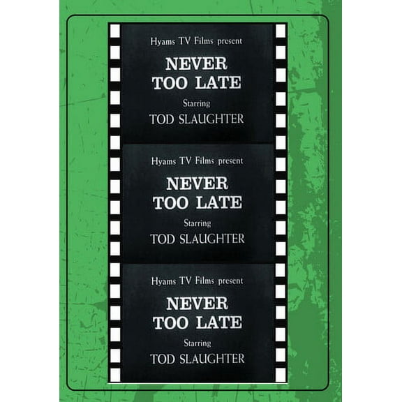 Never Too Late to Mend (DVD), Sinister Cinema, Drama