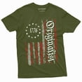 thumbnail image 6 of Men's USA Patriotic T-shirt 1776 Originalist T-shirt constitution 4th of July Patriotic American Tee (4X-Large Grey), 6 of 7