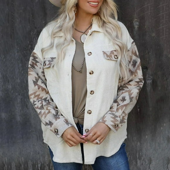 Long Winter Coats for Women Womens Casual Corduroy Color Matching Lapel Long Sleeve Coat Long Coats for Women Winter Womens Long Coats Winter