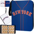 thumbnail image 1 of Carpeta para tarjetas de béisbol KivolFun New York para 900 fundas, 1 of 5