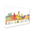 thumbnail image 2 of Trademark Fine Art 'Fort Worth Texas Skyline Mclr-2' Canvas Art by Marlene Watson, 2 of 3
