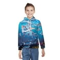 thumbnail image 2 of Vaporeon Hoodie with Pocket Cartoon Anime for Boys Girls Teens Gift, 2 of 6