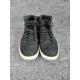thumbnail image 3 of Ni - ke Ni - ke Mens Air Jordan 1 Mid 554724-065 Black Basketball Shoes Sneakers Size 13, 3 of 5
