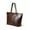Dark Brown, variant on MaheTri Genuine Leather Tote Bag, Hand Bag For Women and Girls