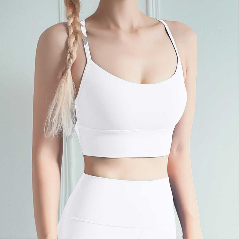 adviicd Y-Back Sports Bras for Women, Medium Impact Wirefree