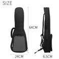 thumbnail image 3 of OULII Waterproof Small Musical Instrument Bag Ukulele Pouch Black 1Set, 3 of 7
