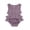 Light purple, variant on Douhoow Newborn Baby Girl Sleeveless Romper Solid Color Ruffle Jumpsuit Sunsuit Outfit 0-24M
