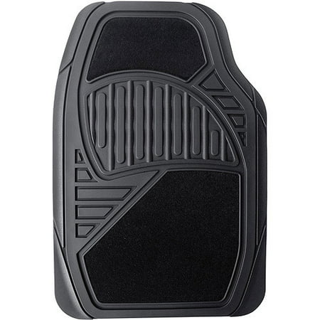 Auto Drive Carpet Rubber Floor Mats 4pk Walmart Com