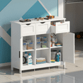 thumbnail image 4 of Homy Casa 31" Garage Cabinet with Drawers & Shelves, for Storage Organization, White, 4 of 8