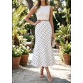 thumbnail image 2 of Long Skirts for Women Comfort Waist Floral A Line Skirts Summer Lightweight Wedding Guest Party Causal Skirts, S, 2 of 8