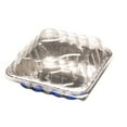 thumbnail image 7 of Handi-Foil 8" Square Aluminum Blue Geometric Cake Pan with Lids, 3 Count, 7 of 7