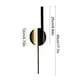 thumbnail image 3 of Lámparas de pared LED de ambiente, lámparas de pared para pasillo, lámparas de pared para fondo de sala de estar, lámparas de entrada de hotel, lámparas de pared decorativas, lámpara de pared de hierr, 3 of 6