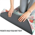 thumbnail image 3 of Colorful Mermaid Princess Pattern Hot Yoga Mat Towel Non Slip for Hot Yoga - Quick-Drying Yoga Mat Cover with 4 Corner Pockets with Travel Bag - Hot Yoga Towel Non Slip 70"x26", 3 of 6