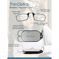 thumbnail image 4 of ThinOptics Keychain Case Rectangular Reading Glasses, 4 of 5
