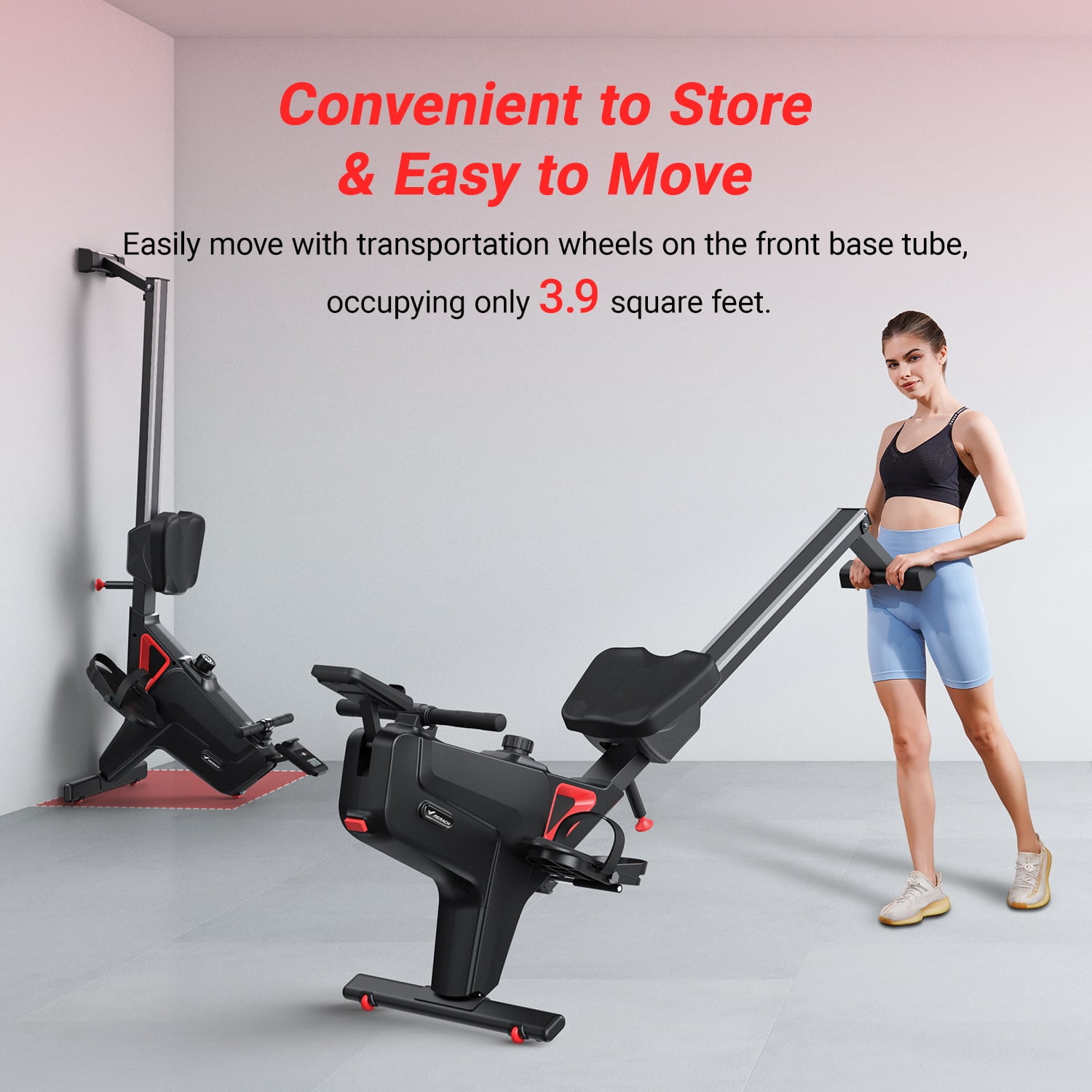 Rowing Machine, Merach Magnetic Rower Machine for Home, 16 Levels of Quiet  Resistance, Dual Slide Rail with Max 350lb Weight Capacity, App Compatible  with LCD Monitor, Q1S : : Sports, Fitness 