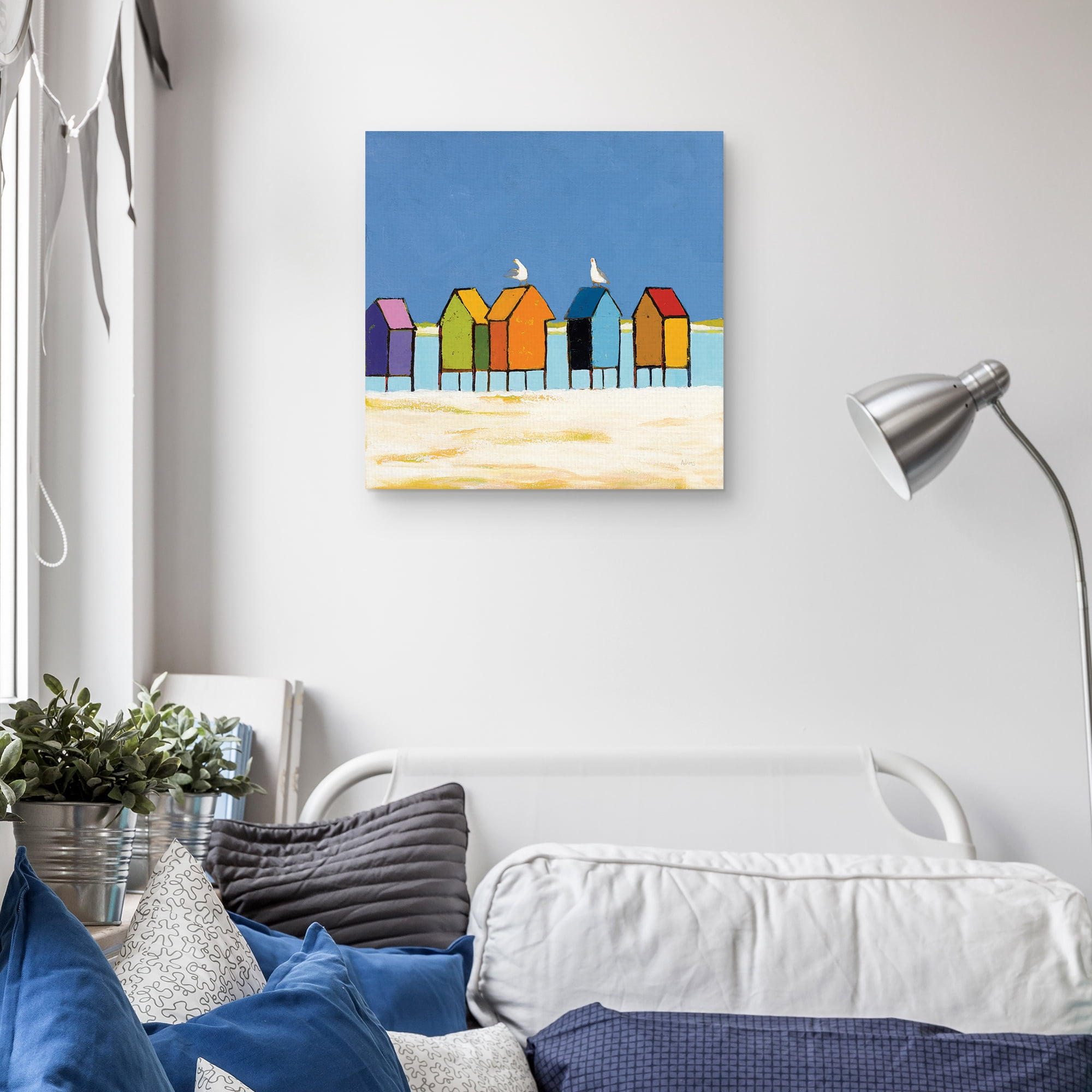 Cabanas II by Phyllis Adams Canvas Art Print