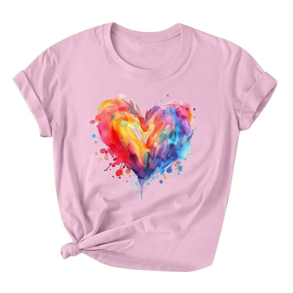 Summer Tops for Women 2026 Trendy, Women Blouses and Tops Fashion Plus Size Letter Print Tee Linen Crop Tops for Women Summer Summer Shirts for Teens Modest