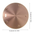 thumbnail image 2 of COMPUKAS Thermal Conduction Plate Rose Gold Induction Diffuser Plate Round 1Pcs, 2 of 7