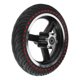 thumbnail image 5 of Neumático de repuesto de goma antideslizante para patinete eléctrico Kugoo M4, color rojo, 5 of 14