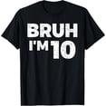 thumbnail image 1 of Playera de Cumpleaños "Tengo 10 Años" - Diseño Divertido Unisex para Mujer y Hombre - Estilo Misfits - Color Negro, 1 of 7