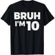 thumbnail image 1 of Playera de Cumpleaños "Tengo 10 Años" - Diseño Divertido Unisex para Mujer y Hombre - Estilo Misfits - Color Negro, 1 of 7
