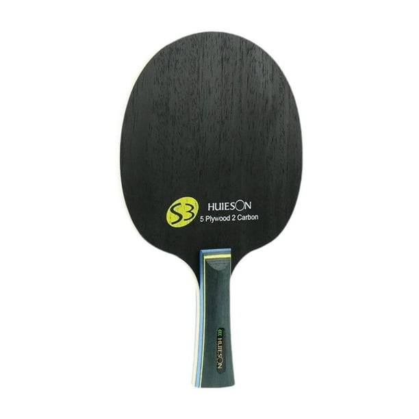 Pala de tenis de mesa portátil DIY Paleta Baseboard Pala de ping-pong Placa base Ping Longitud del mango 10cm