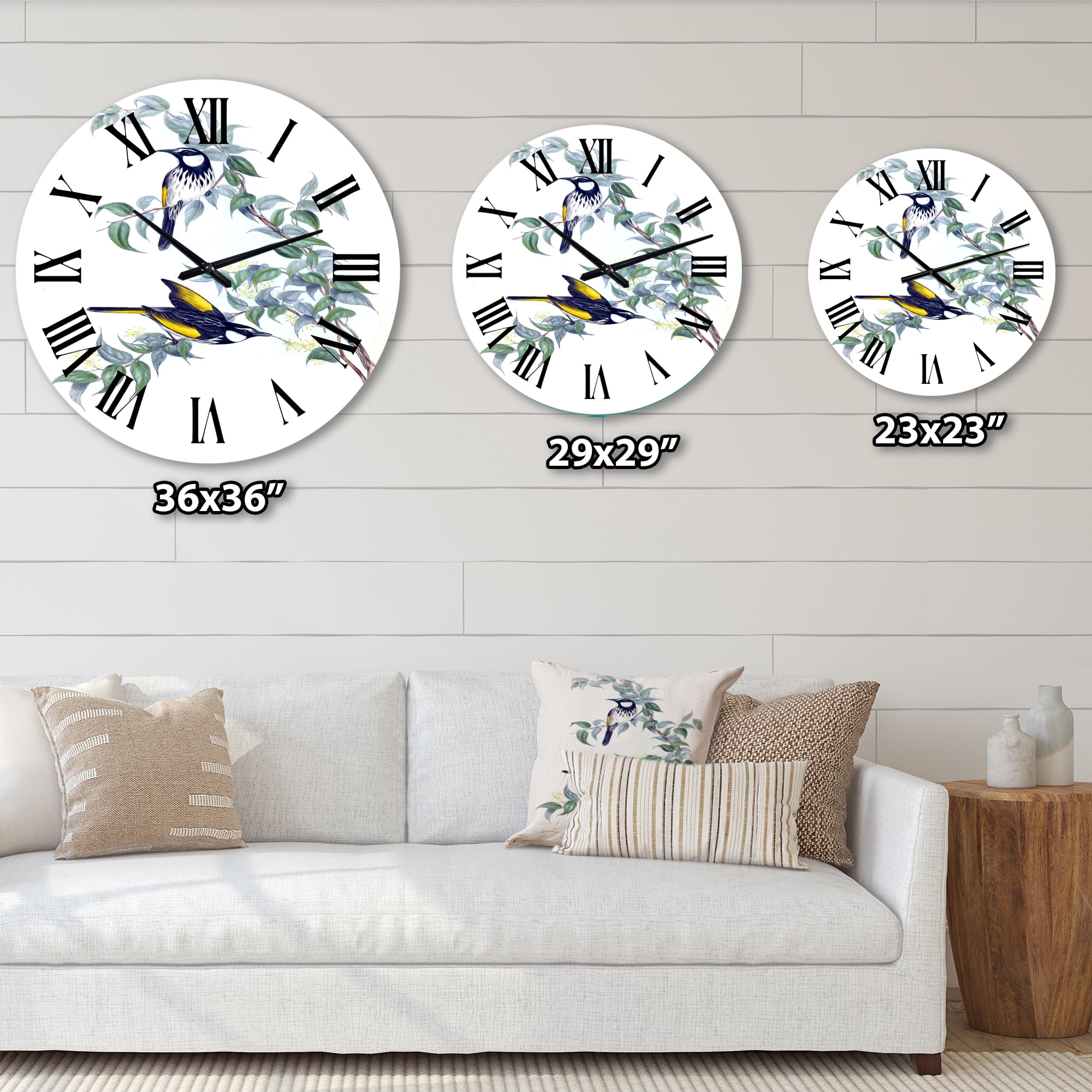 Designart 1 in Traditional Wall Clock