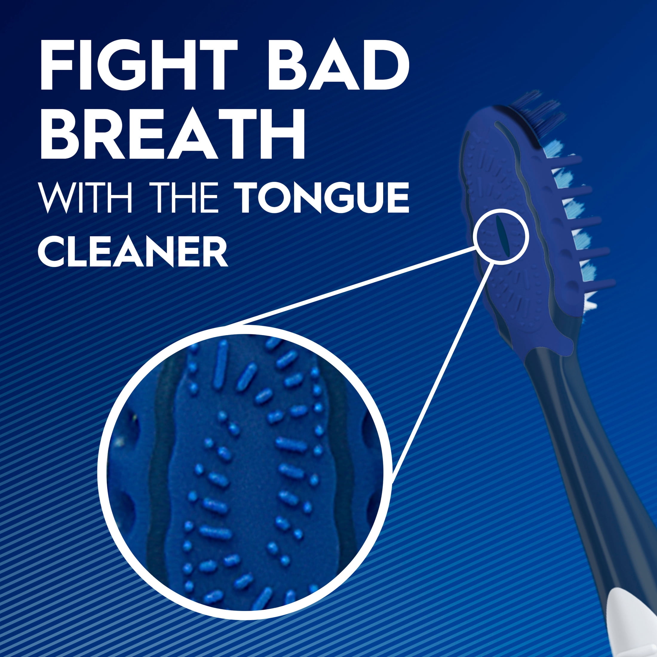 Oral-B Toothbrush, Pro Clean Cross Action, Deep Plaque Removal, Medium, 4 Count