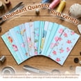 thumbnail image 3 of Threns 126Pcs Quilting Cotton Fabric Squares Sheets, Patchwork Cotton Fabric Sets, Multi-Color Printed Craft Fabric for DIY Sewing Scrapbooking Quilting Craft Patchwork,5" x 5", 3 of 8