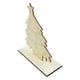 thumbnail image 5 of Árbol De Navidad Elk Adornos Inicio Decoración De Escritorio Artesanía 2 Macarena Decoraciones de madera de árbol de Navidad en 3D, 5 of 8
