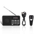 thumbnail image 1 of Reproductor de audio digital portátil, altavoz de música HiFi, compatible con radio FM, tarjeta TF SD, USB AUX con pantalla, 1 of 14