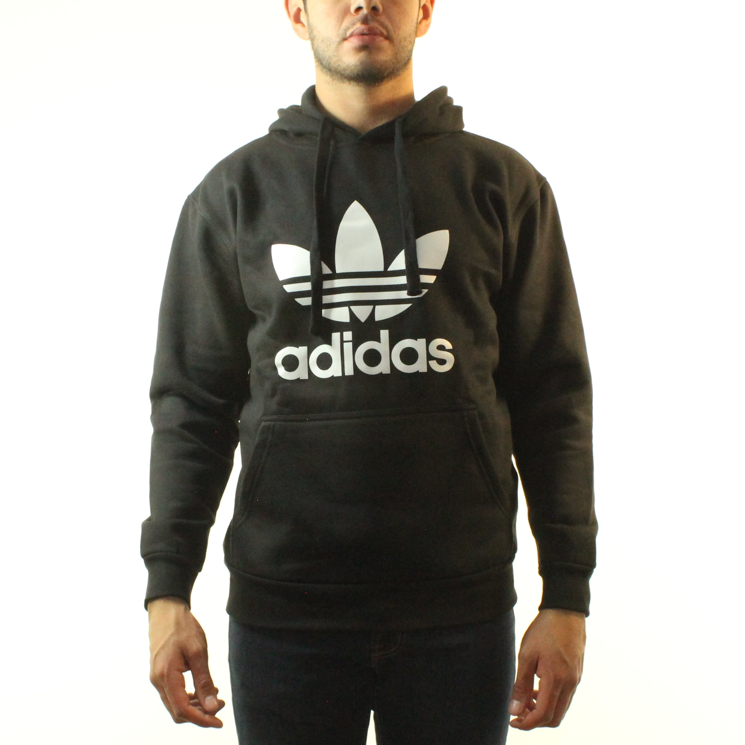 adidas hoodie trefoil mens