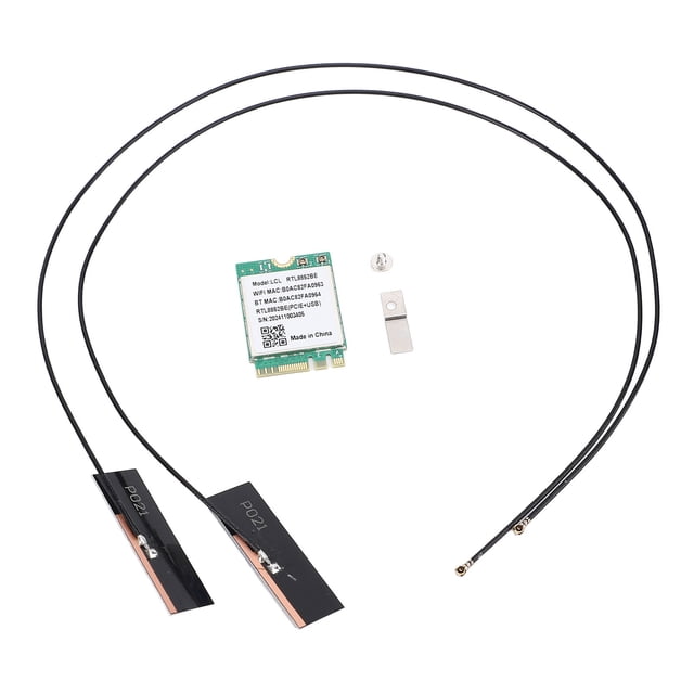 M.2 M.2 WiFi Card WiFi6 1800Mbps 5.2 Wireless Card RTL8852BE for Linux